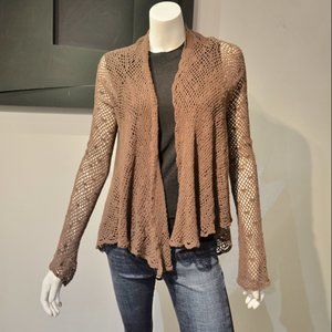Vintage 90's Crochet Cashmere Cardi